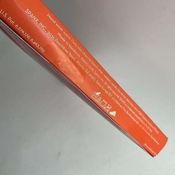 SPANX Footless Pantyhouse Power Capri Black Size E Under Pants 195 - 235lbs - Picture 3 of 7